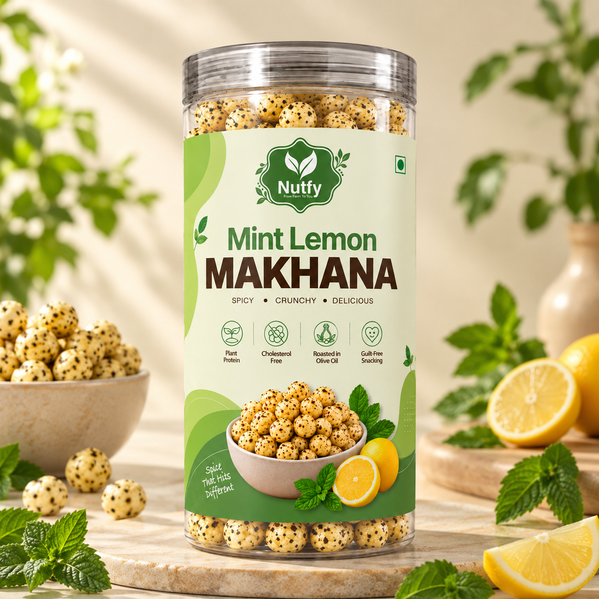 Mint Lemon Makhana