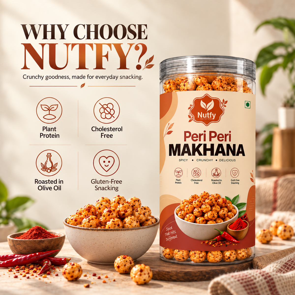 Peri Peri Makhana