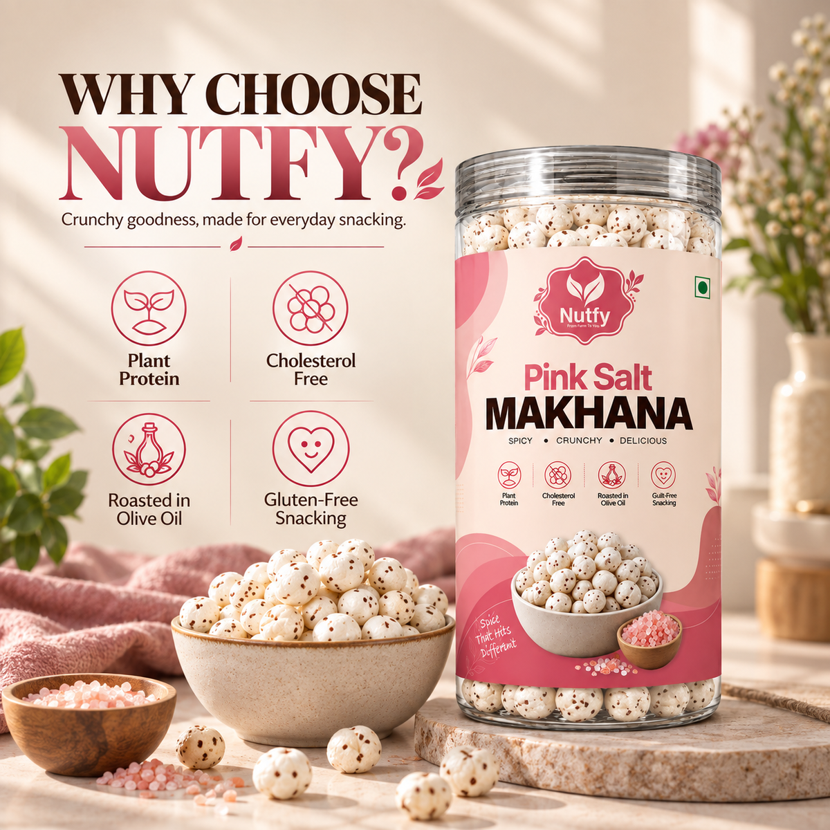 Pink Salt Makhana